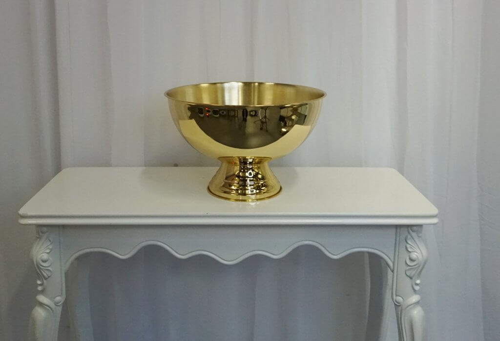 Gold champagne bucket Weddings Of Distinction