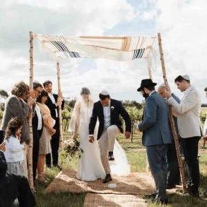 Birchwood Handheld Chuppah - Hire Melbourne