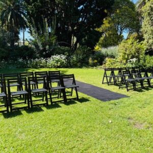 Black Wooden Chairs