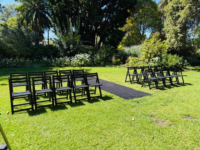 Black Wooden Chairs