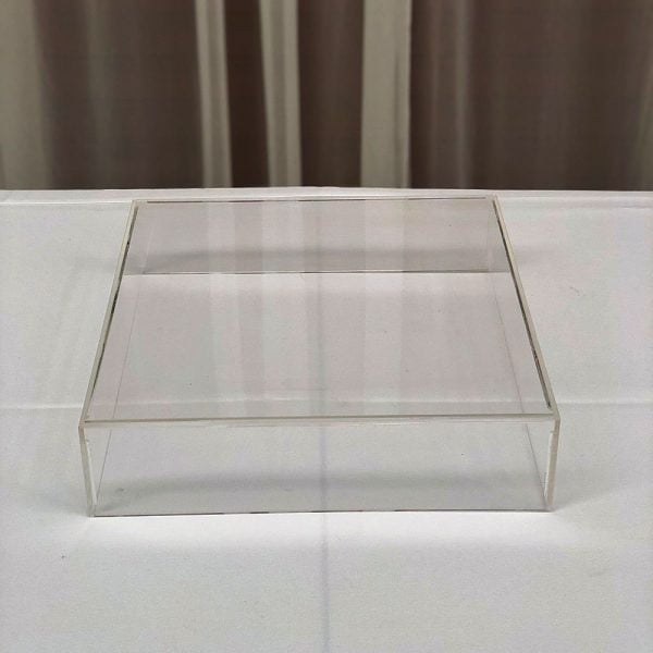 Clear Acrylic Box Riser - 3 - Hire Melbourne