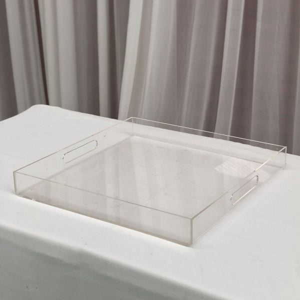 Clear Acrylic Tray - 1 - Hire Melbourne
