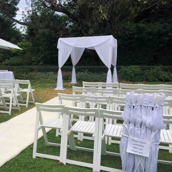 Deluxe Canopy with Curtain Draping - 6 - Hire Melbourne