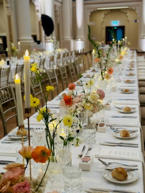 Gold taper candleholders - Image 2