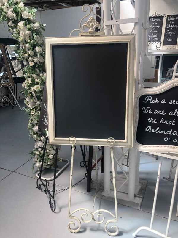 Ivory Frame Chalkboard - Image 2