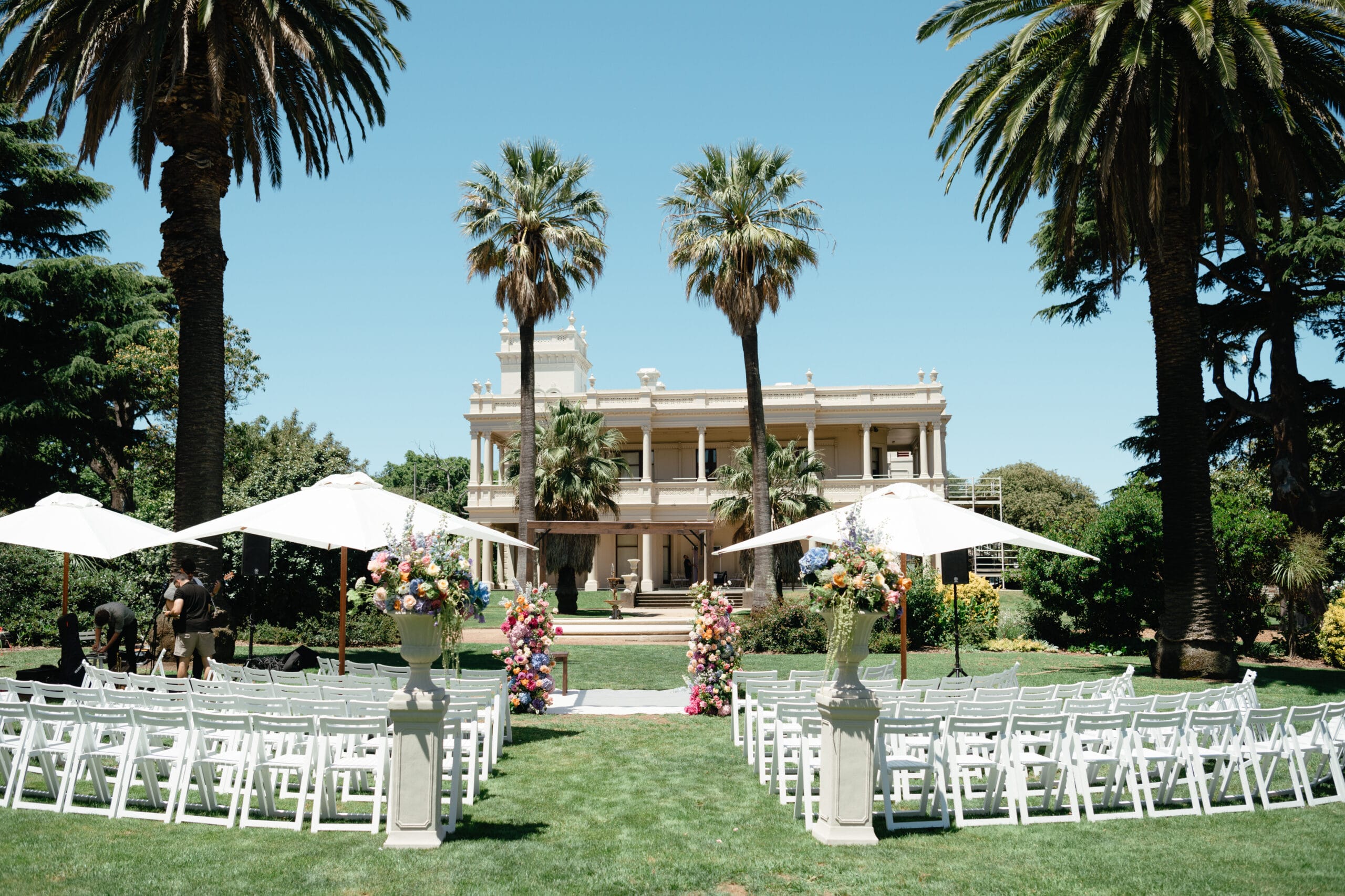 Dark stain timber Chuppah - Image 6