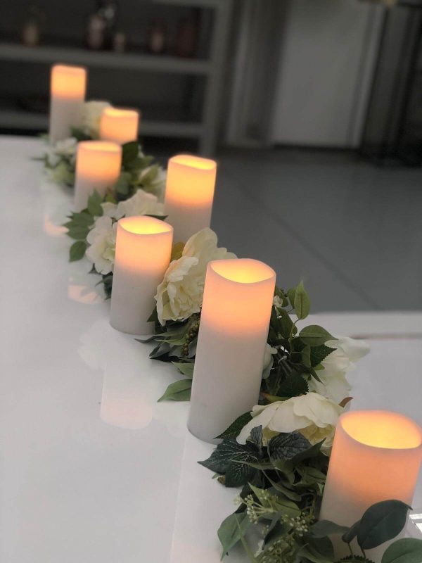 LED Pillar Candlles - 1 - Hire Melbourne