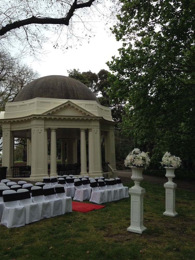Lady Janet Clarke Rotunda, Victoria Gardens, Melbourne Lady Janet Clarke Rotunda, Victoria Gardens, Melbourne