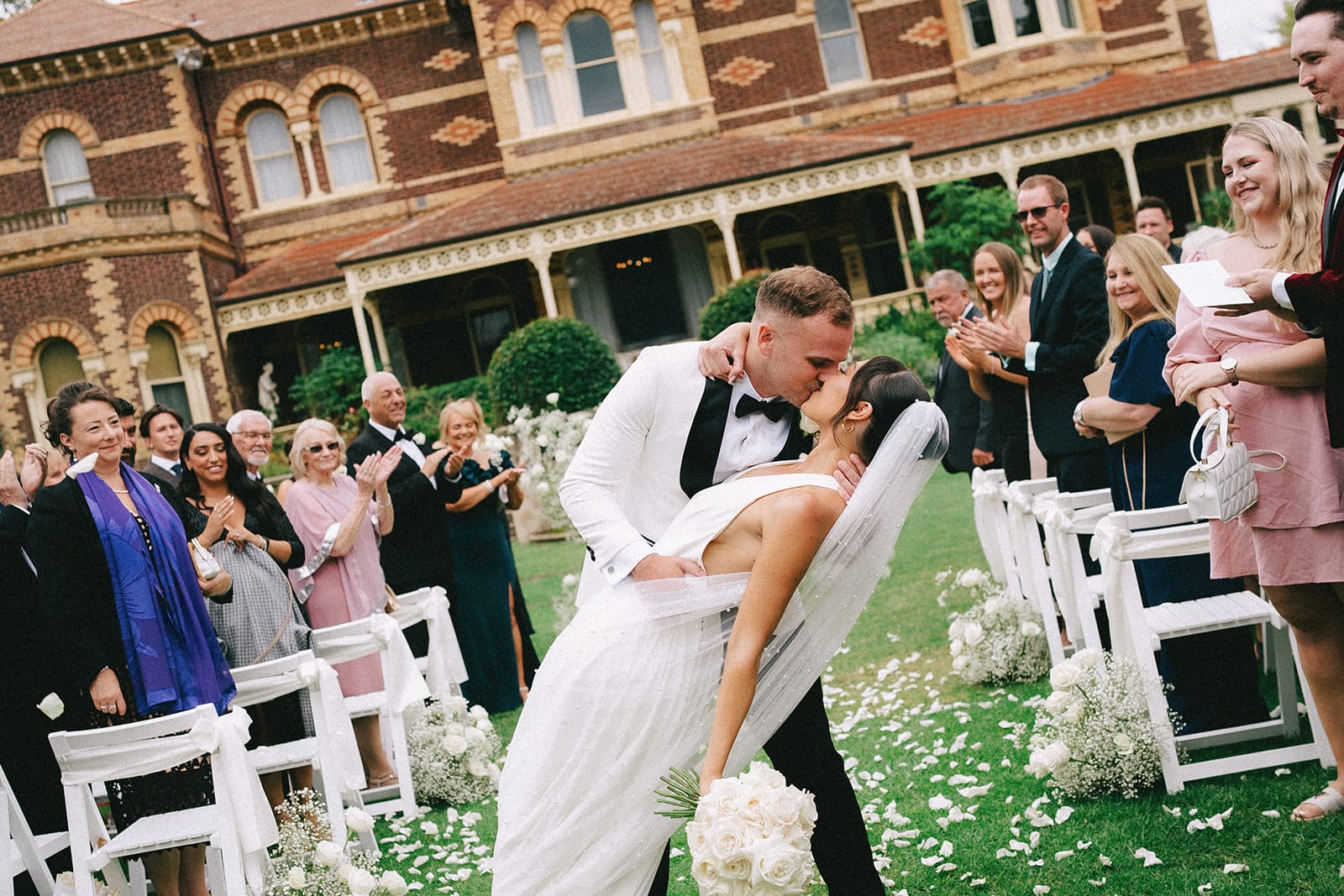 Petal carpet at Rippon Lea Estate