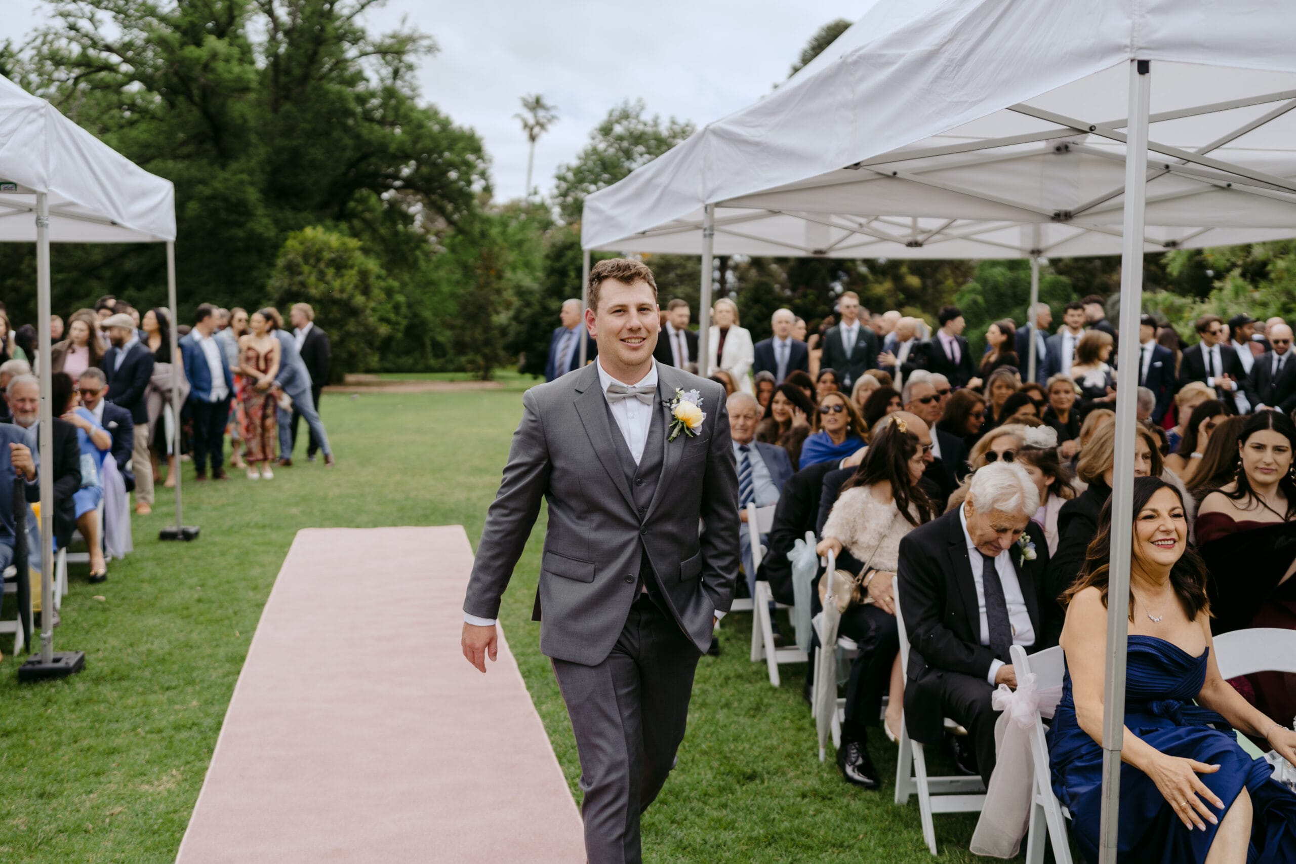 Pink Carpet - 10m and Pop-Marquees at Rippon Lea Estate