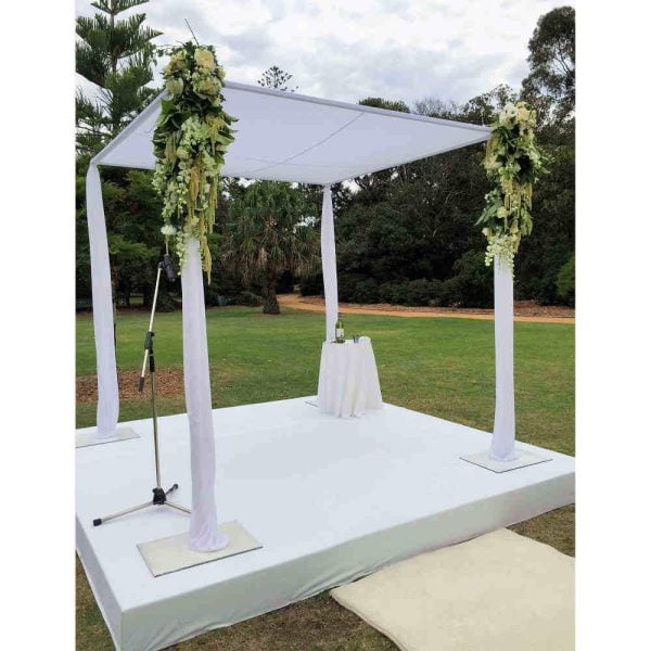 Standard canopy with front pole
