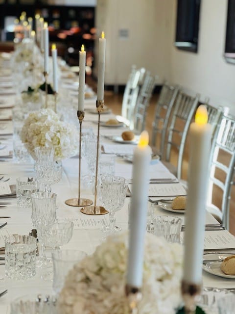 Gold taper candleholders - Image 4