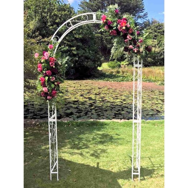Traditional White Arch