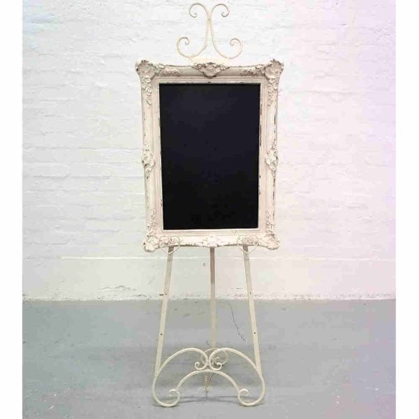 Vintage cream chalkboard