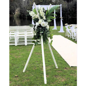 White bamboo tripod - Image 5