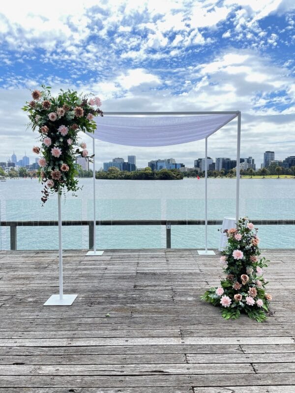 White metal Chuppah - Image 2