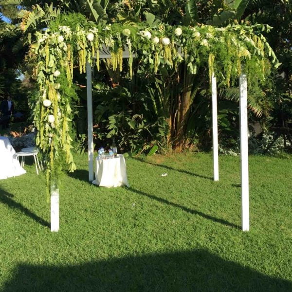 White Timber Canopy - 1 - Hire Melbourne