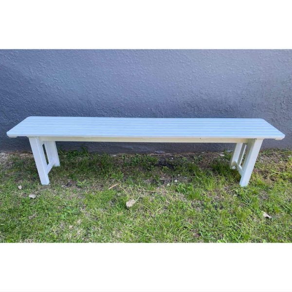 White Wooden Bench