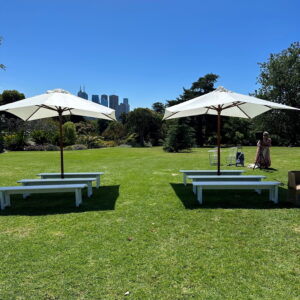 White Wooden Bench