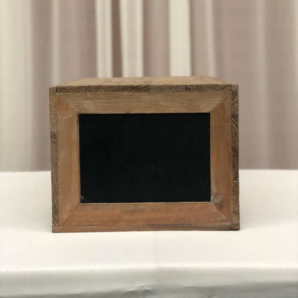 Wooden Riser with Chalkboard - 1 - Hire Melbourne