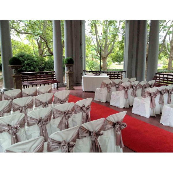 Garden Chairs with Covers and Sashes