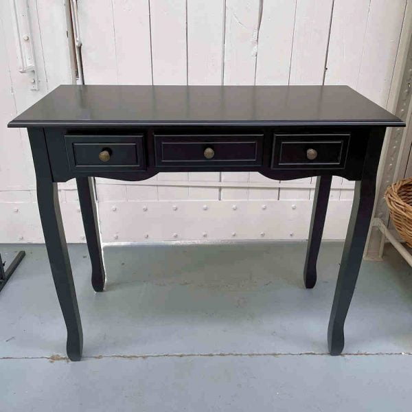 Black Three-drawer Signing Table - Hire Melbourne