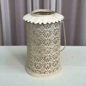 Cream Lace Lantern - Hire Melbourne