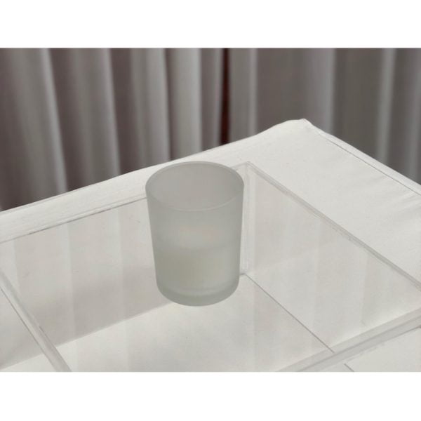 Frosted tea light votive - Hire Melbourne