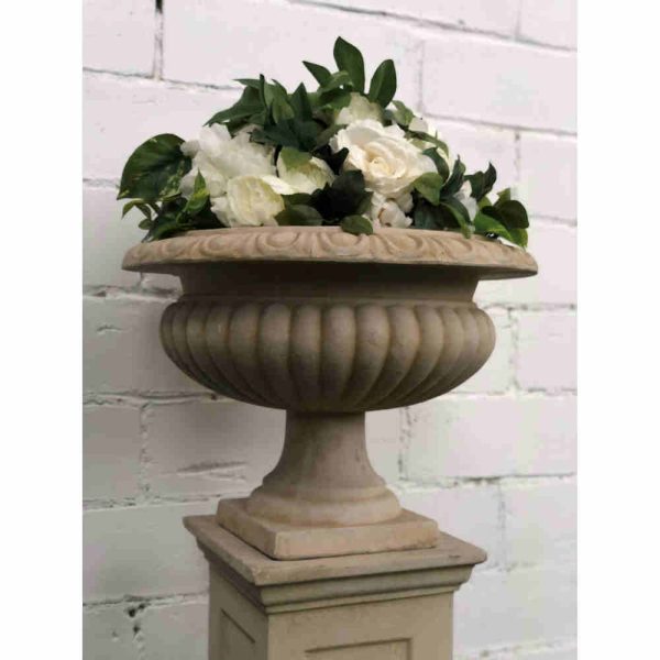 Sandstone Round Urn 1WB