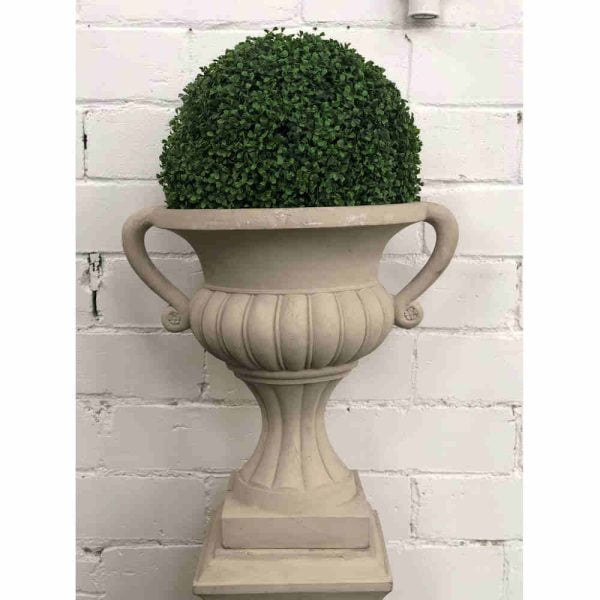 Sandstone Urn with Handles 3WB