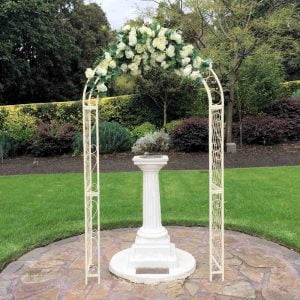 Silk White Rose Bouquet - 1 - Hire Melbourne