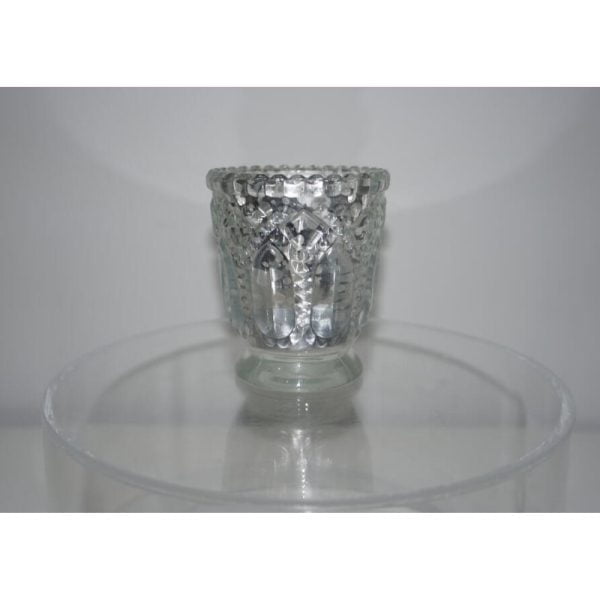 Silver mercury vintage tea light votive - Image 2