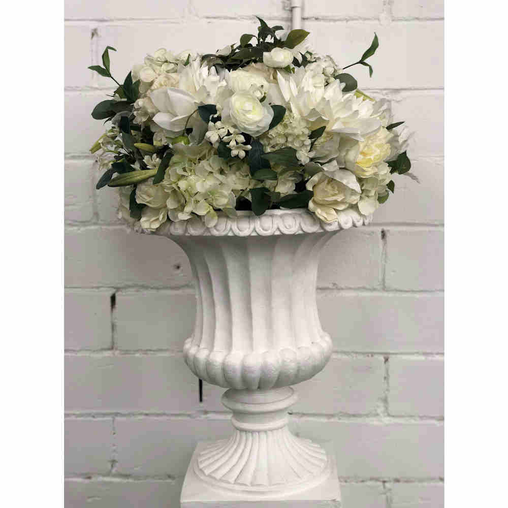 Traditional White Urn - Weddings Of Distinction