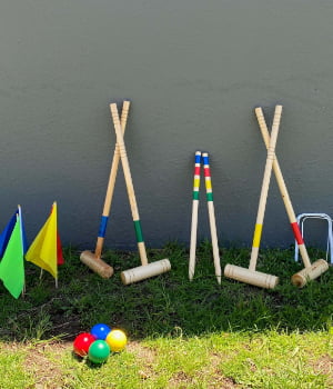 web - 4 Player Croquet Game Set - Hire Melbourne