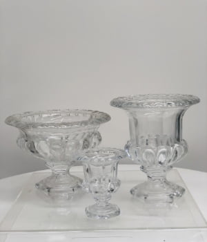 web - Crystal Vase Set - 1 - Hire Melbourne