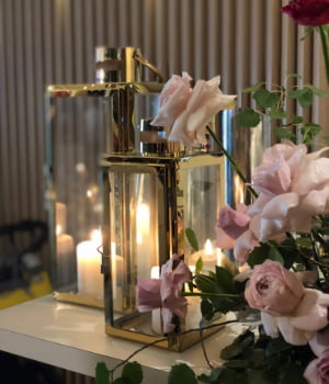 web - Modern Gold Lantern - 2 - Hire Melbourne