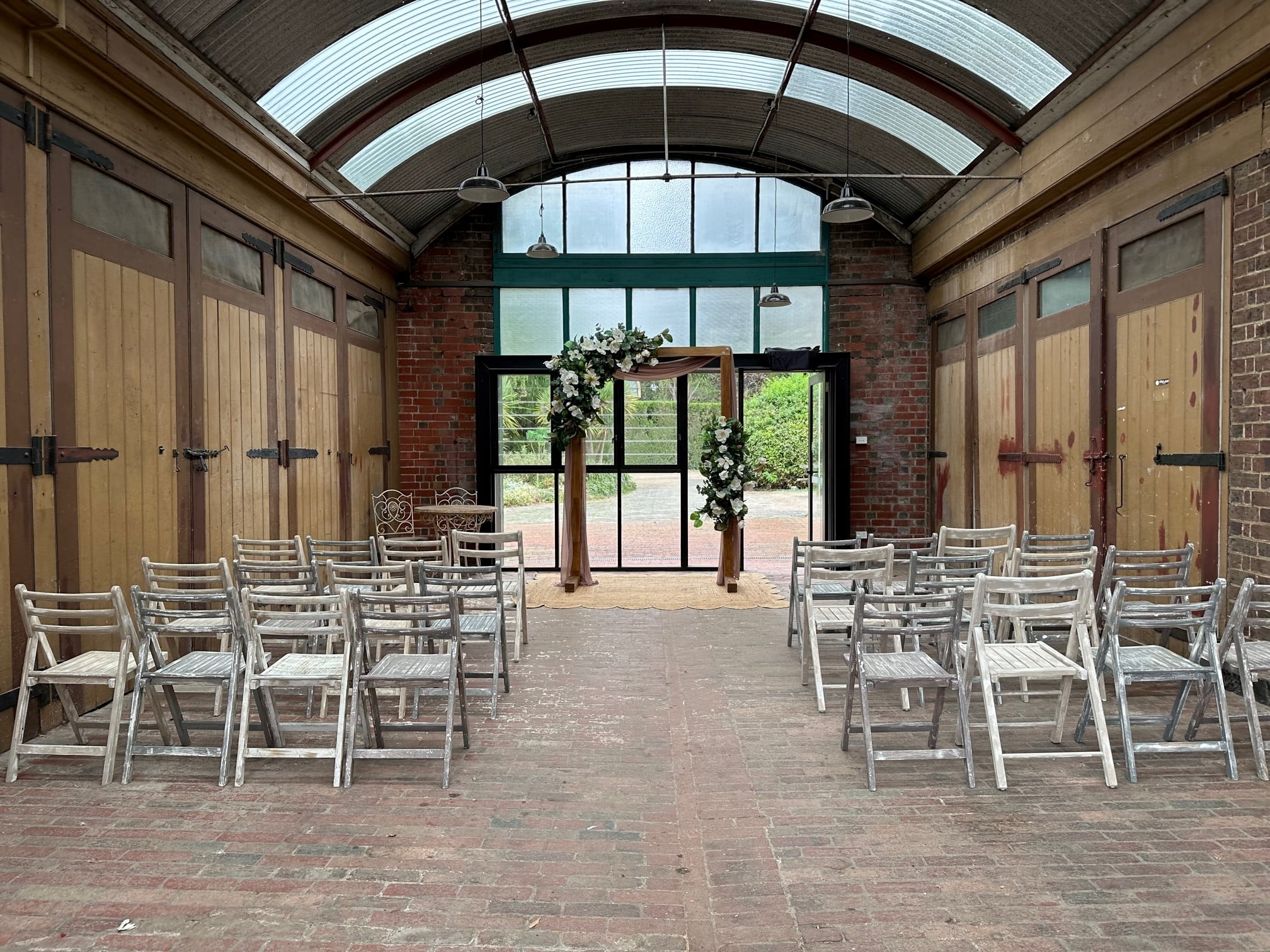 Facing the Mansion in the Coach House at Rippon Lea House, Elsternwick