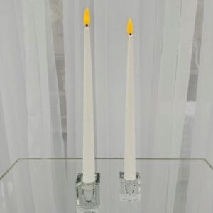 Clear cube candleholder - 2 sizes