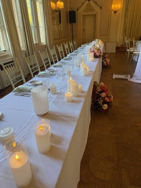 Pillar LED candles (flameless) in glass – exposed “flame” - Image 6