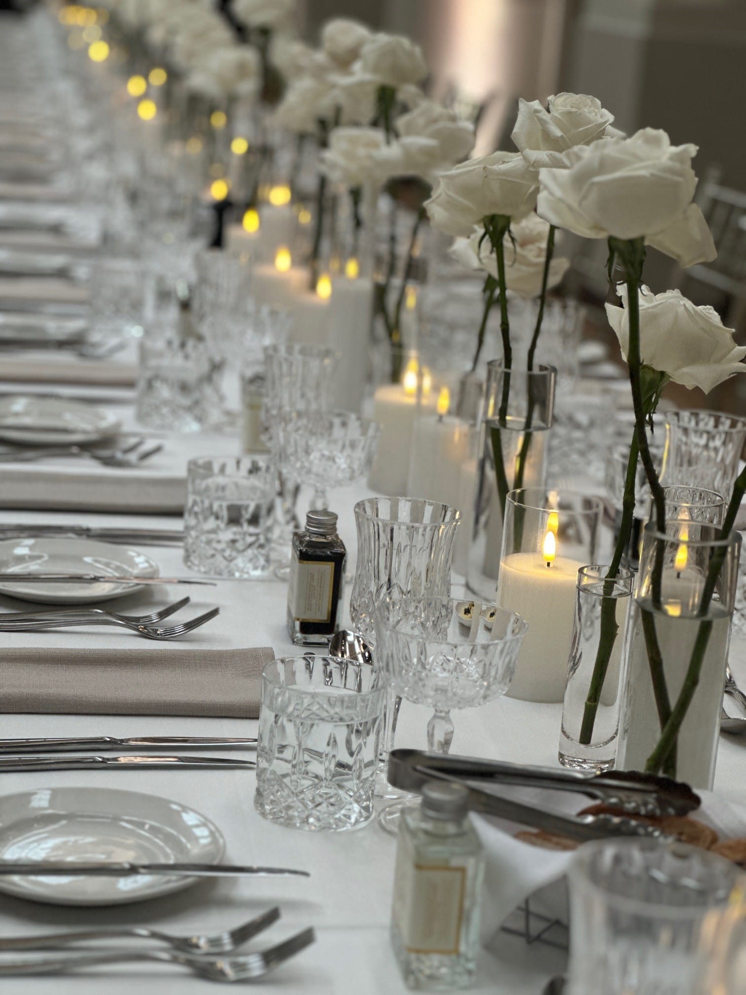 Pillar LED candles (flameless) in glass – exposed “flame” - Image 2