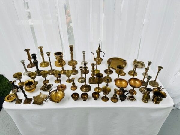 Vintage brass assorted props - Image 2