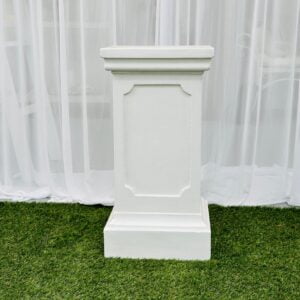Vintage white pedestal