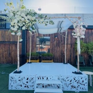 Laser Cut Wedding Stage