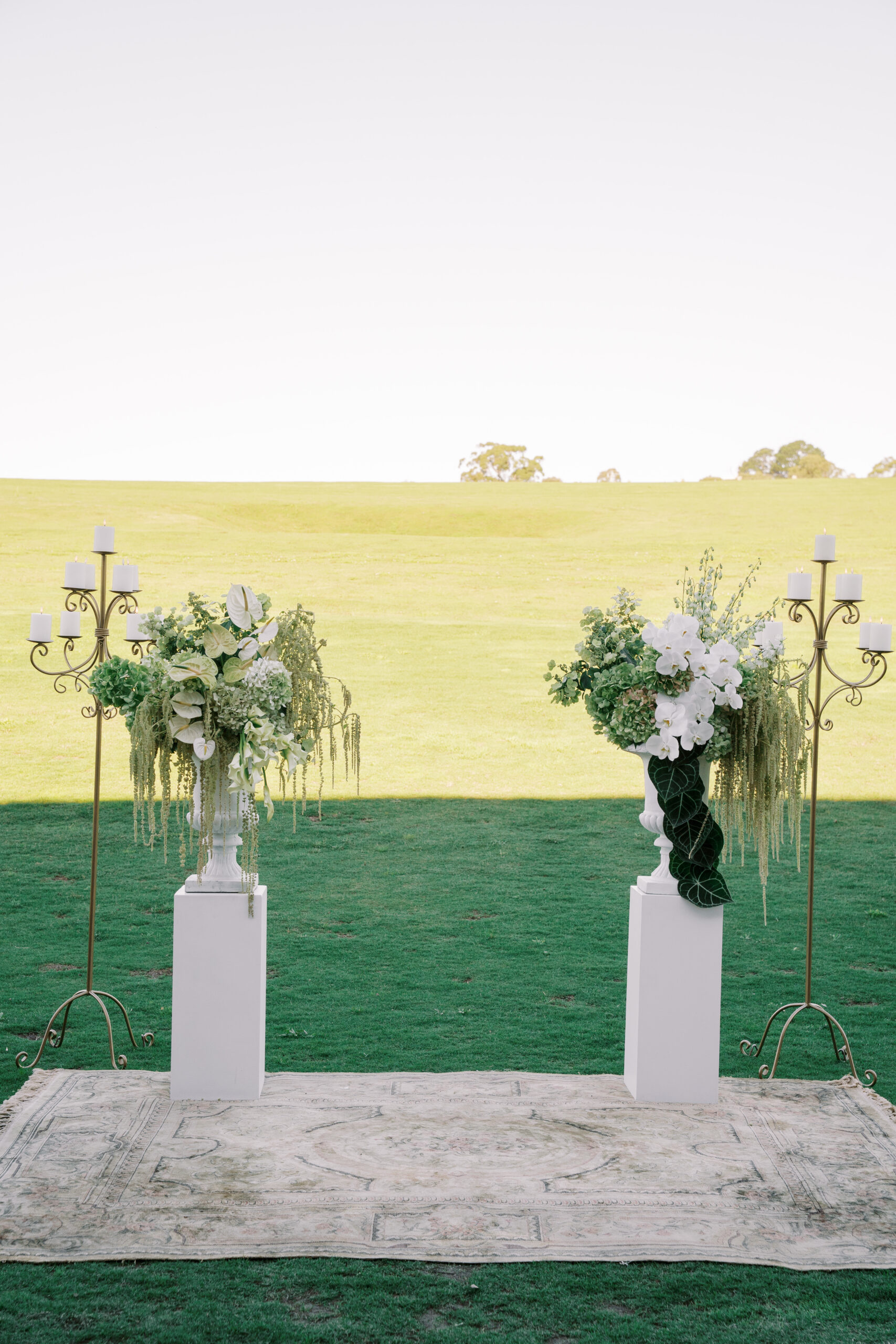 Gold 9 Prong Candelabra - Image 2