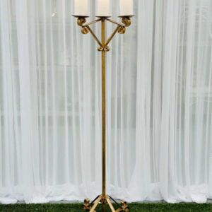 Gold 5 Prong Candelabra 135cm