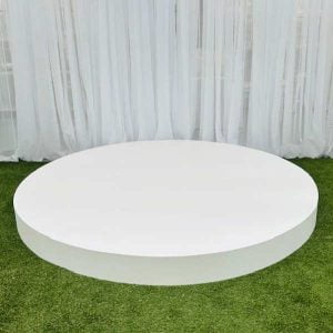 Circular platform stage Wedding Hire Melbourne
