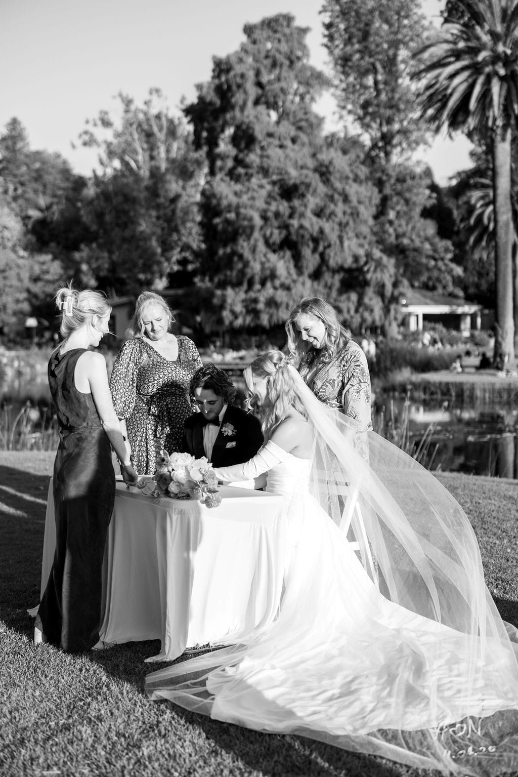 Standard Signing Table with Cloth at RBG