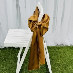 40 Satin Chair Sashes With Bows – Perfect For Weddings, Parties, Ceremonies, And Receptions