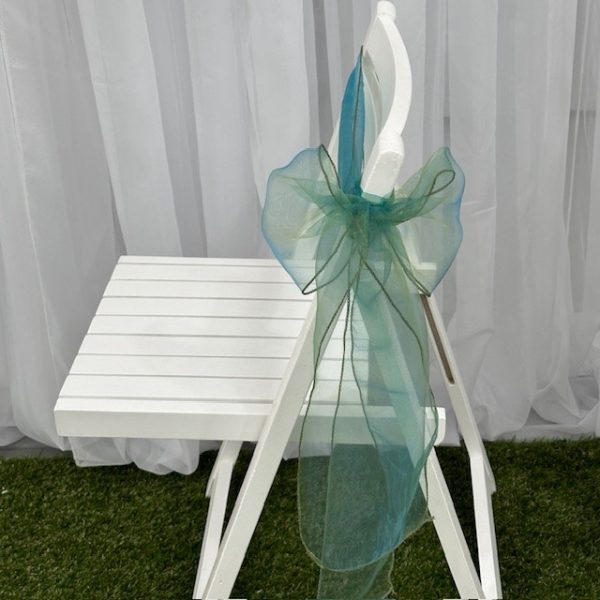 Emerald Green Organza Sash