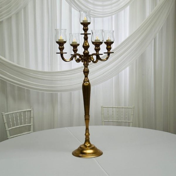 5 arm tall candelabra - Image 2